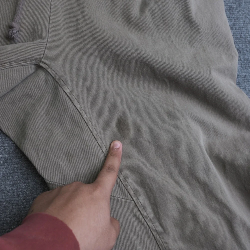 Elwood‎ Jogger Pants Mens L Brown Chino Stretch Drawstring Casual Straight Leg
